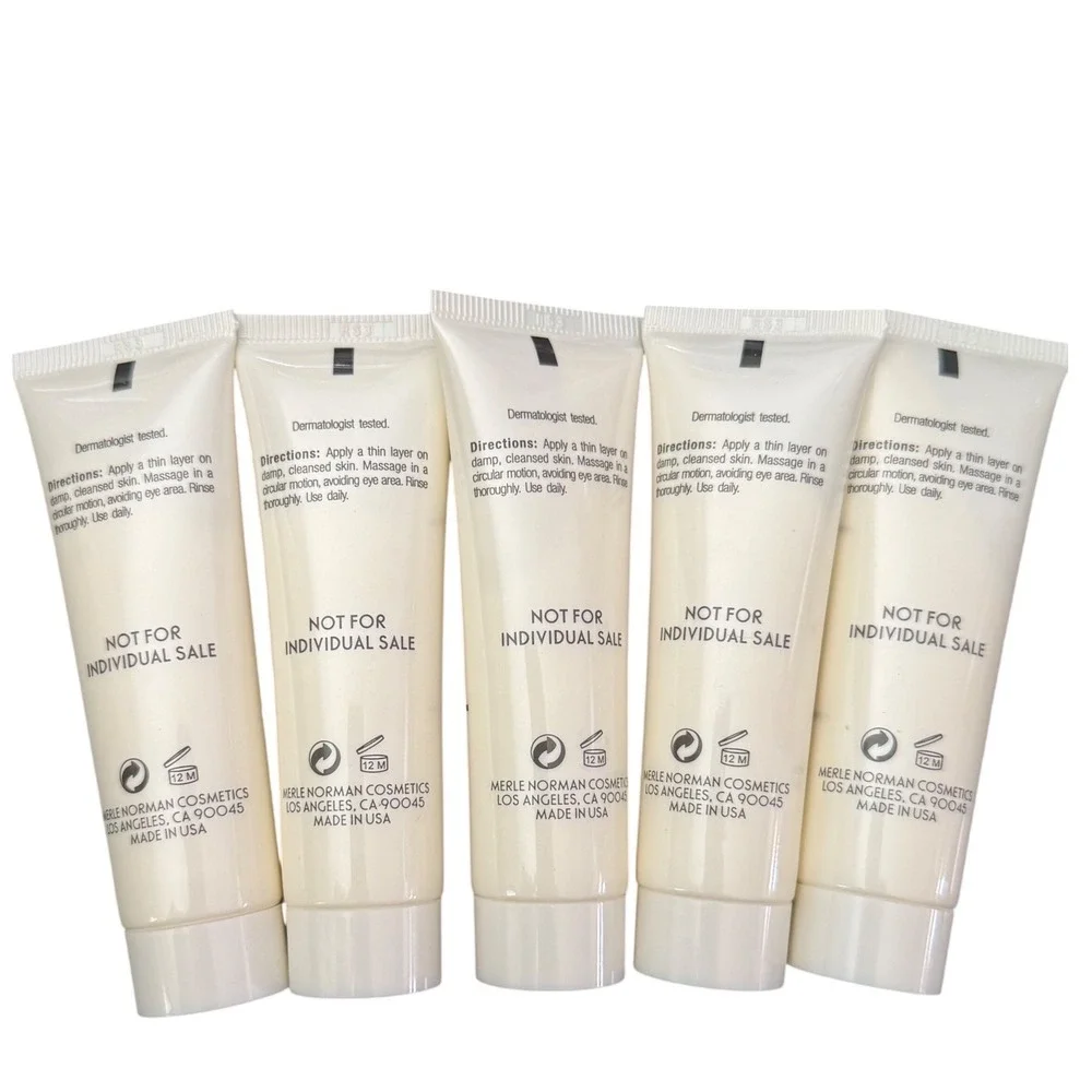 Merle Norman Gentle Polish Exfoliant Leger 1 oz Travel Size Lot of 5 Tubes 5 oz